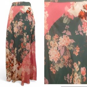 Anthropologie KACHEL Spliced Boho Print Women’s size 8